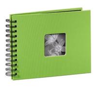 HAMA Album porta foto Fine Art con spirale, 50 foto 24x17, colore kiwi