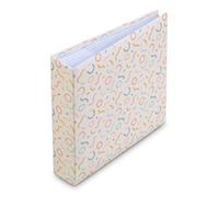 Hama Album fotografico con tasca e area memo "Sprinkled Snakes" (200 foto 10 x 15 cm, 100 pagine, formato 22,5 x 22 cm, tasca per schede di memoria, motivo grafico) multicolore