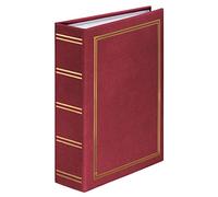 Album Fotografico A Pochettes "Londra", Per 100 Foto 13 X 18 Cm, Bordeaux