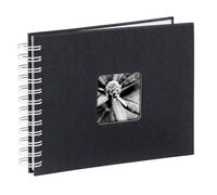 Hama Album spiralato Fine Art, 24x17 cm, 50 pagine bianche nero