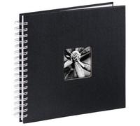 Hama Album spiralato Fine Art, 28x24 cm, 50 pagine bianche nero
