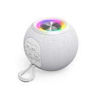 Speaker Bluetooth " Ball Shape Altoparlante ", 5 Modalità Luce, 5 W, Bianco