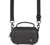 Hama Ambato - Custodia rigida per fotocamera di sistema e videocamera, 12 x 6 x 7 cm, per escursionismo, ciclismo, trekking, custodia rigida con passante per cintura per appendere e maniglia, colore: