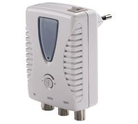 Hama Amplificatore Antenna TV a 2 Vie M/F, 22 dB, Regolabile, Alimentazione 220 V