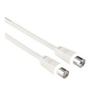 Hama Antenna Cable Coaxial Male Plug - Coaxial Female Jack 7.5 m 75 dB cavo coassiale 75 m F Bianco