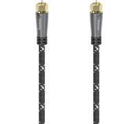 HAMA Antenna Cable SAT 120dB F-F Black/Grey 1.5m