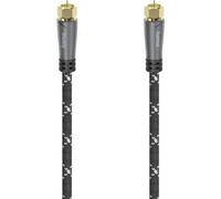 HAMA Antenna Cable SAT 120dB F-F Black/Grey 5.0m