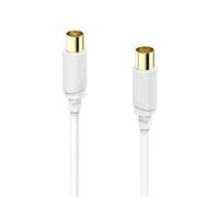 Hama Antenna, SAT Cavo [1x Spina coassiale - 1x Presa coassiale] 10 m 120 dB