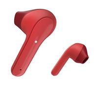 Hama - Auricolari stereo Bluetooth True Wireless Freedom Light, rosso