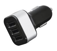 Hama Auto Caricatore 4,4A 3-Port USB 12V 24V Carica - Adattatore per Handy