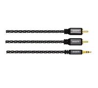 Hama Avinity Cavo audio, 2 F Rca Masles, Jack Maschio Stereo 3,5 mm, 3,0 M