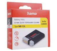 Hama Batteria Per per Canon NB-13L Powershot G5-X G7-X G9-X Mark I II III