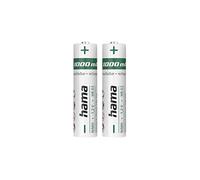 Hama - Batterie ricaricabili AAA 1,2 V, 1000 mAh, NiMH (2 pzz)