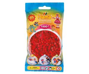 Hama Beads 207-22, Dark Red (1000 Midi Beads)
