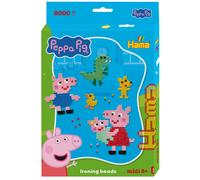Hama Beads 7976 Peppa Wutz & Sister, Confezione Regalo Piccola con 2000 Midi Bea