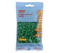 Hama- Beads, Colore Green, Small, 2000524
