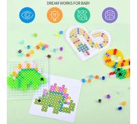 Hama Beads con scatola 5mm Fuse Beads Kit Puzzle Giocattoli per bambini