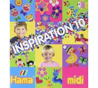 Hama Irrating Beads MIDI Inspiration Book No. 10 Template Book per perle da stiro Hama Midi, 64 pagine - 1 pezzo (00399-10) NEW