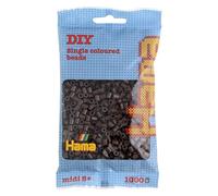 Hama Beads - Set di 1000 Perline, Marrone Scuro
