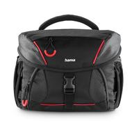 Hama Phoenix - Custodia per fotocamera 140, colore: Nero, Colore: rosso, Innenmaß B x T x H: 26 x 16,5 x 21 cm, moderno