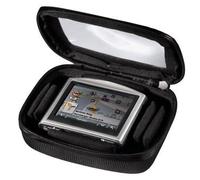 Hama Borsa rigida universale per navigatori uso moto/bici, piastra integrata, nero (13,5x3x9 cm)