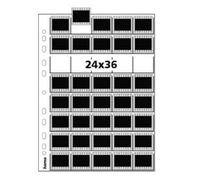 Hama Buste negative chiaro per 28/40 negativi singoli/slides, 24 x 36 mm 25 fogli