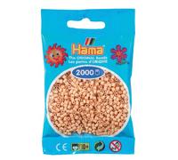 Hama - Bustina di 2.000 Perline Mini - (Piccole Perle con Diametro di 2,5 mm) di Colore Beige (501-27)