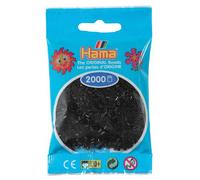 Hama - Bustina Perline 2.000 Pezzi, Colore Nero