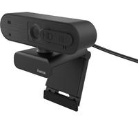 Hama C-600 Pro webcam 2 MP 1920 x 1080 Pixel USB 2.0 Nero (HamaC-600 Pro FHD Webcam with Mic, 1080p, 30fps, Auto-Focus, Lightin