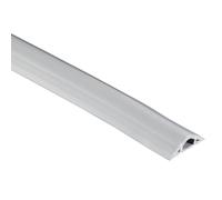 Hama Canale flessibile per cavi autoadesivo, semicircolare, 180 x 3 x 1 cm, PVC, grigio