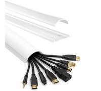 Hama PVC Canale Autoadesivo Kabel-Leiste Presa da Parete Fußbodenkanal TV PC