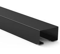 Hama Canalina magnetica per cavi da 55 cm, da fissare a un tavolo, colore: nero
