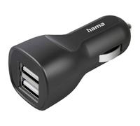 Caricatore Da Auto Con 2 Porte Usb-A , 12 W, Nero
