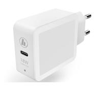 Caricabatterie Hama 230V Type-C PowerDelivery + Qualcomm 18W 3A Bianco