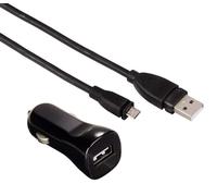 Hama Caricatore Auto USB 12V 24V Con Cavo Micro-USB Nero 1 Porta