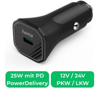 Hama Caricatore Auto USB-C 25W PD 12V Per Xiaomi Google Motorola OPPO