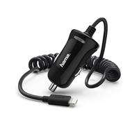 Hama - Caricatore da auto Lightning, 1 A, nero