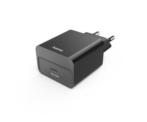 Hama | Caricatore da parete rapido (230 V, USB-C, Power Delivery da 20 W) colore nero