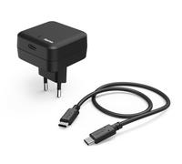 Hama Caricatore Rapido USB-C Power Delivery PD Alimentatore Da Muro 183228 Nero