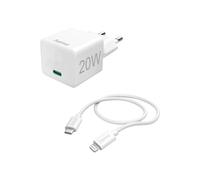 Caricatore Rapido Con Cavo Illuminazione, Caricatore Mini, Pd, 20W,1 M, Bianco