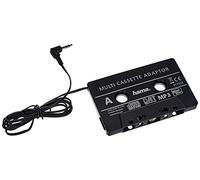 HAMA Cassetta Adattatore da Auto, Jack 3.5 mm, M, Nero
