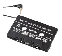 HAMA Cassetta Adattatore da Auto, Jack 3.5 mm, M, Nero