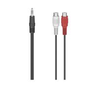 Hama 3.5 Mm M To 2rca H Cable Trasparente