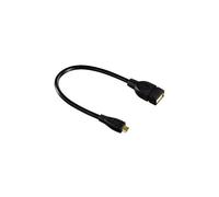 Hama Cavetto adattatore per tablet USB A 2.0 F/USB Micro B 2.0 M, 0,15 metri, US