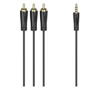 Hama Cavo adattatore Audio Rca Mini Jack Black 1,5m 00205154