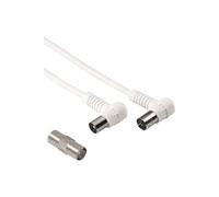 Hama Cavo antenna 90° M/F con adattatore M/M