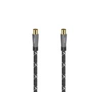 Cavo Antenna, Coax. Maschio - Coax. Fem Metallico, Dorato, 10,0 M, 120 DB