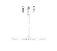 Hama | Cavo antenna DAB+FM (Radio, maschio a maschio, 1,75 m) colore bianco