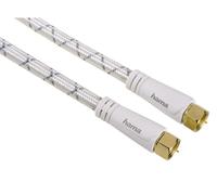 Hama Cavo Antenna Sat HQ 120dB 8K 4K TV F-Stecker Coassiale 1,5 m Bianco