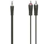 HAMA 00200721 JACK / RCA AUDIO CAVO 1X SPINA DA 3.5 MM 2X 5 M